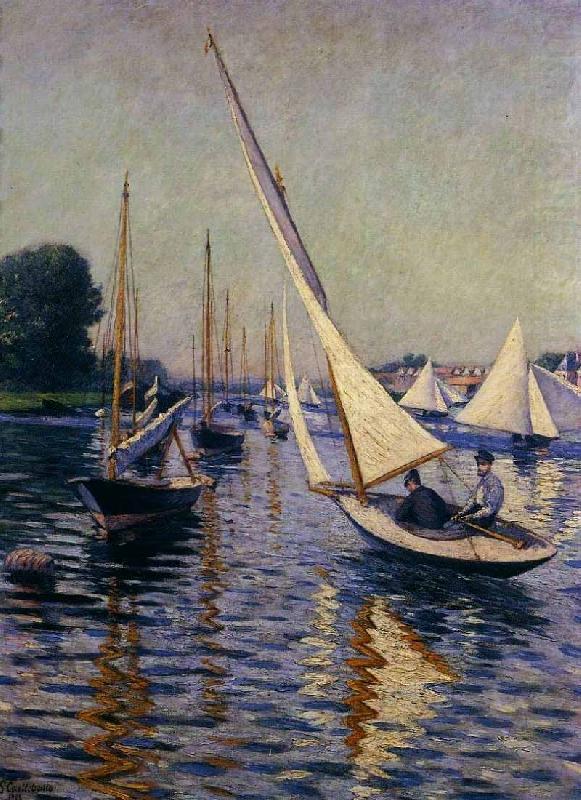 Gustave Caillebotte Regatta at Argenteuil china oil painting image